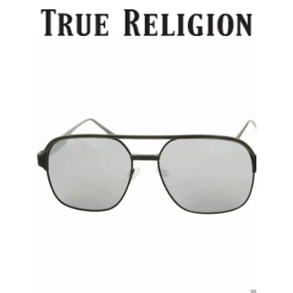 True Religion 60 MM‎ Aviator Sunglasses